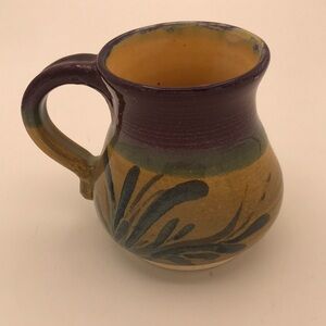 Studio Pottery Artist Signed Stoneware Mug‎